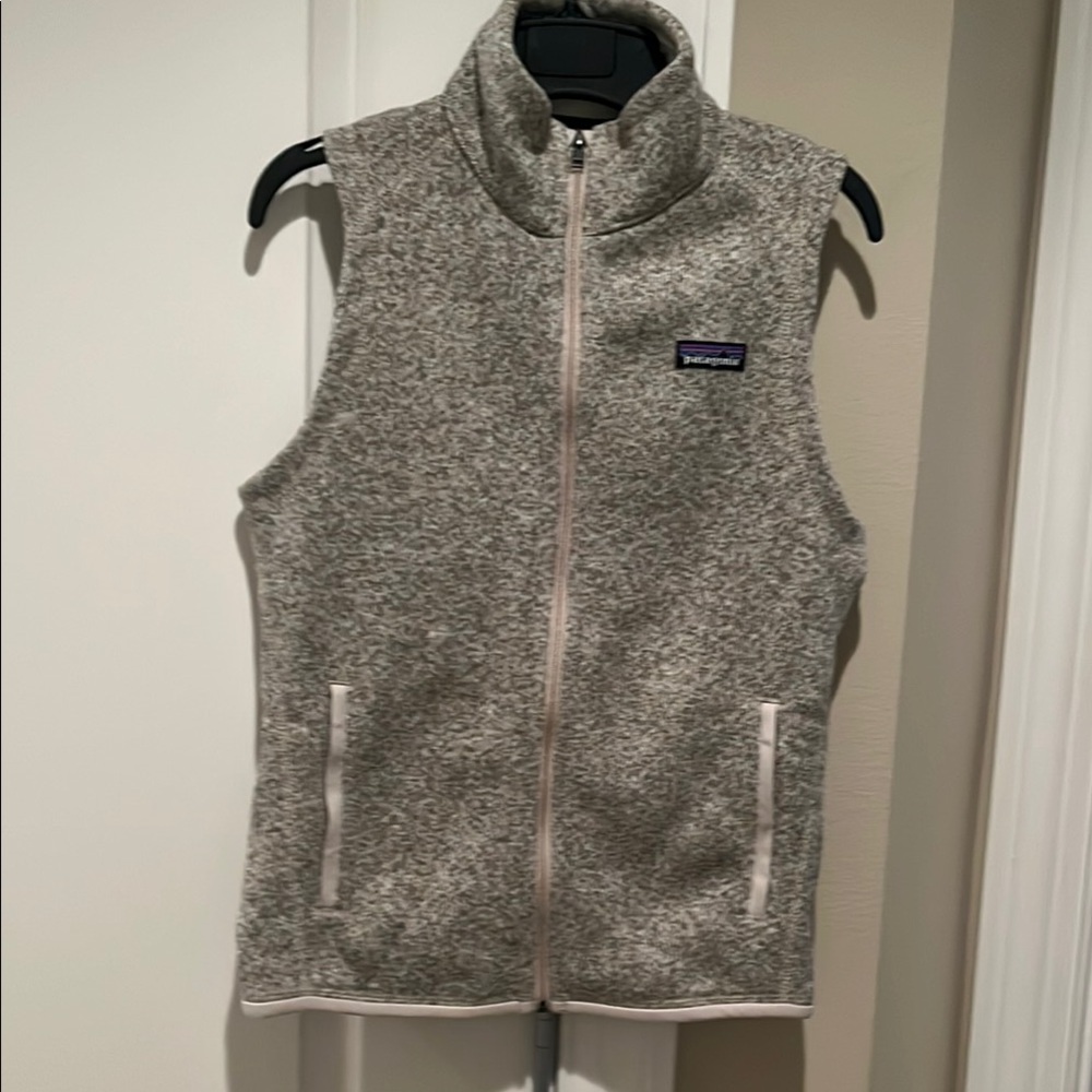 Patagonia Heathered Gray Fleece Vest